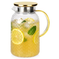 Dzbanek szklany z pokrywką 1,5 l