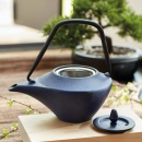 Dzbanek żeliwny do herbaty 450ml - niebieski / Kitchen Craft