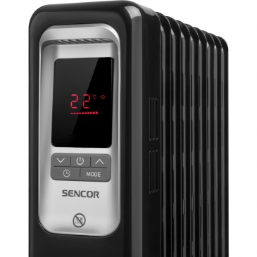 Elektryczny grzejnik olejowy Sencor SOH 6109BK