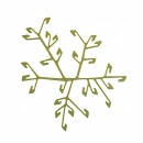 Element dekoracyjny Koziol Cherrie oliwkowy