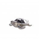 Figurka żółw lustrzany srebrna TORTOISE