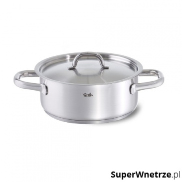 Garnek 3,9l z pokrywką Fissler Family Line srebrny