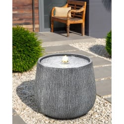 Fontanna ogrodowa LED CASCATA Szary Fontanna ogrodowa LED CASCATA Szary