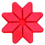 Forma 8 elementów Star Pavoni Gwiazda czerwona