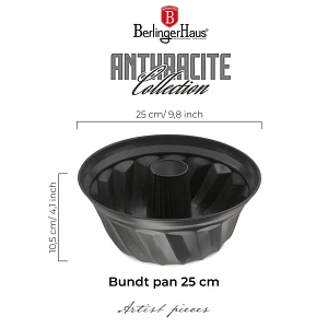 Forma do pieczenia babki 25cm Berlinger Haus BH-8692 Antracit Collection Forma do pieczenia babki 25cm Berlinger Haus BH-8692 Antracit Collection