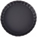 Forma do tarty okrągła porcelanowa czarna 25 cm