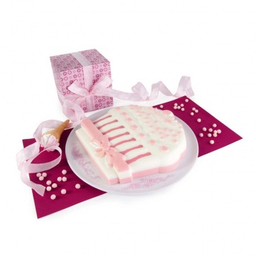 Forma na ciasto/tort Pavoni Cupcake różowa