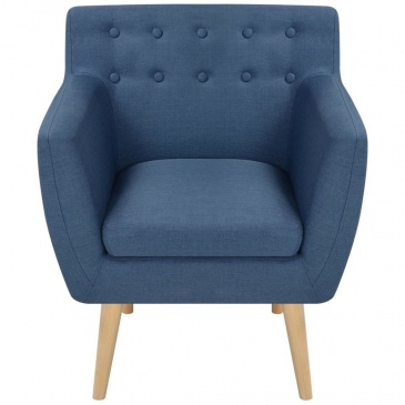 Fotel do salonu niebieski