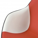 Fotel Daytona Kokoon Design biało-czerwony