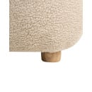 Fotel dziecięcy Jednorożec LULEA Boucle Jasnobeżowy