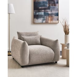 Fotel JAMSA Boucle Beżowoszary Fotel JAMSA Boucle Beżowoszary