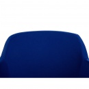 Fotel tapicerowany ciemnoniebieski Canfari