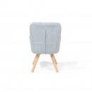Fotel tapicerowany jasnoniebieski Pappagallo