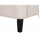 Fotel tapicerowany kremowy ABSON