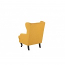 Fotel uszak tapicerowany żółty ALTA