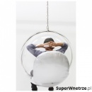 Fotel wiszący Bubble King Home srebrny