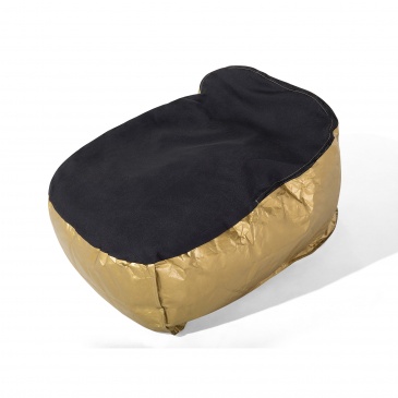 Fotel złoty - pufa - siedzisko - worek do siedzenia - Calta