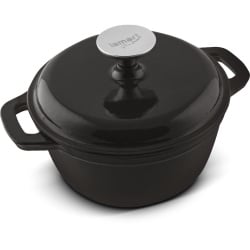 Garnek z pokrywką żeliwny 18cm Lamart LT1207