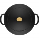 Garnek żeliwny okrągły Ballarini Bellamonte - 4 ltr, Czarny