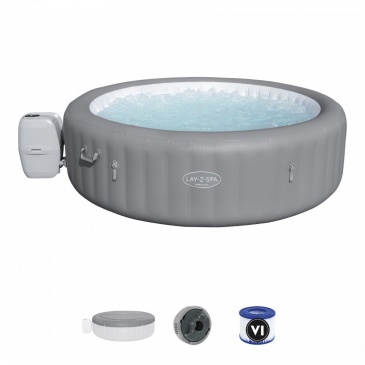 Grenada lay-z-spa airjet jacuzzi bestway 8-osobowe + pokrywa + pompa + filtr