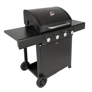 Grill gazowy ogrodowy XXL BerlingerHaus z rusztem żeliwnym BH-8605