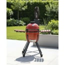 Grill węglowy KAMADO Ceramika Czerwony - zdjęcie 2