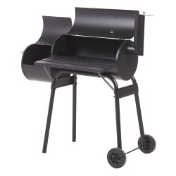 Grill węglowy z wędzarnią czarny katla