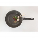 indukcyjny wok granitowy 28 cm