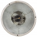 Industrialna lampa wisząca, 25 W, srebrna, okrągła, 19 cm, E27
