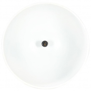 Industrialna lampa wisząca, biała, okrągła, 51 cm, E27, mango