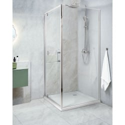 Kabina prysznicowa darli 80 x 80 x 185 cm srebrny
