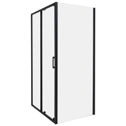 Kabina prysznicowa yoro 80 x 100 x 185 cm czarny
