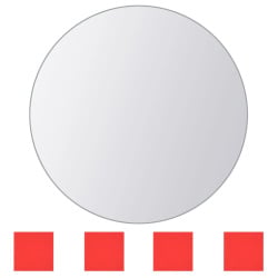 Kafelki lustrzane w różnych kształtach, 8 szt.