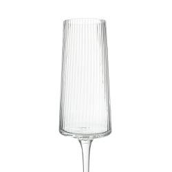 Kare kieliszek do szampana riffle 215 ml transparentny