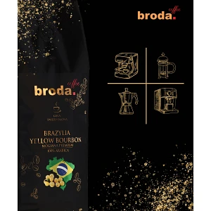 Kawa świeżo palona • BRAZYLIA YELLOW BOURBON Mogiana Premium 100% Arabica • 250g Kawa świeżo palona • BRAZYLIA YELLOW BOURBON Mogiana Premium 100% Arabica • 250g