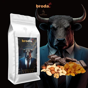 Kawa świeżo palona • broda. coffee • Espresso Forza 50% Arabica / 50% Robusta • 500g Kawa świeżo palona • broda. coffee • Espresso Forza 50% Arabica / 50% Robusta • 500g