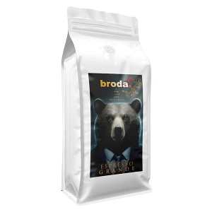 Kawa świeżo palona • broda. coffee • Espresso Grande 80% Arabica / 20% Robusta • 1000g Kawa świeżo palona • broda. coffee • Espresso Grande 80% Arabica / 20% Robusta • 1000g