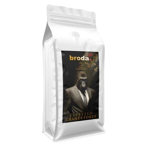 Kawa świeżo palona • broda. coffee • Espresso Grande Forza 50% Arabica / 50% Robusta • 1000g Kawa świeżo palona • broda. coffee • Espresso Grande Forza 50% Arabica / 50% Robusta • 1000g