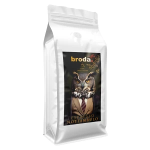 Kawa świeżo palona • broda. coffee • Espresso Nottambulo 40% Arabica / 60% Robusta • 1000g Kawa świeżo palona • broda. coffee • Espresso Nottambulo 40% Arabica / 60% Robusta • 1000g