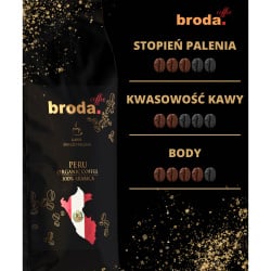 Kawa świeżo palona • PERU Organic Coffee 100% Arabica • 1000g