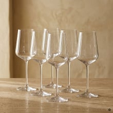Kieliszki do wina czerwonego i białego 550 ml, duże, zestaw 6 szt. – eleganckie, szkło bezołowiowe, 
