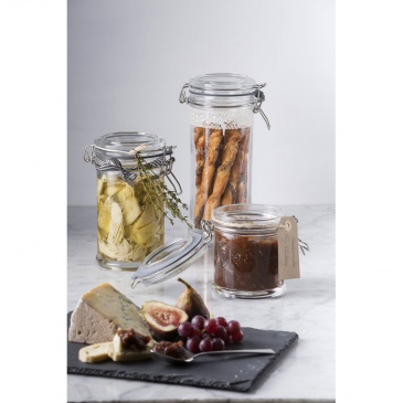 Słoik 0,45l Kilner Signature Clip Top Jars przezroczysty