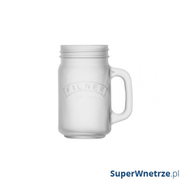 Słoik 0,4l Kilner Frosted biały