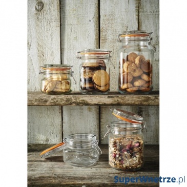 Słoik 0,5l Kilner Square Clip Top Jar przezroczysty