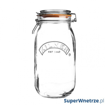 Słoik 3l Kilner Round Clip Top Jar przezroczysty