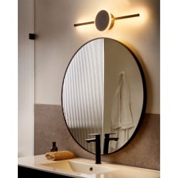 Kinkiet LED obrazowy/łazienkowy OTHAIN Metal Czarny