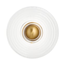 Kinkiet ścienny HELIOS, 30 cm - zloty, do wnętrz mieszkalnych i komercyjnych