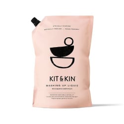 Kit & Kin, Naturalny Płyn do mycia naczyń, o zapachu grejpfruta - REFILL, 1L