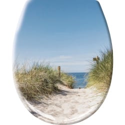 Kleine wolke borkum deska sedesowa multicolor 37x 45 cm duroplast wolnoopadająca