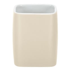 Kleine wolke cubic ceramiczny kubek łazienkowy naturalny beż